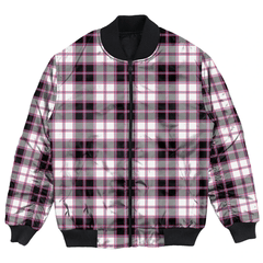 Clan MacPherson Hunting Modern Tartan Bomber Jacket TF64 MacPherson Hunting Modern Tartan Tartan Bomber Jacket   