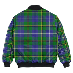 Clan Turnbull Hunting Tartan Bomber Jacket PU64 Turnbull Hunting Tartan Tartan Bomber Jacket   