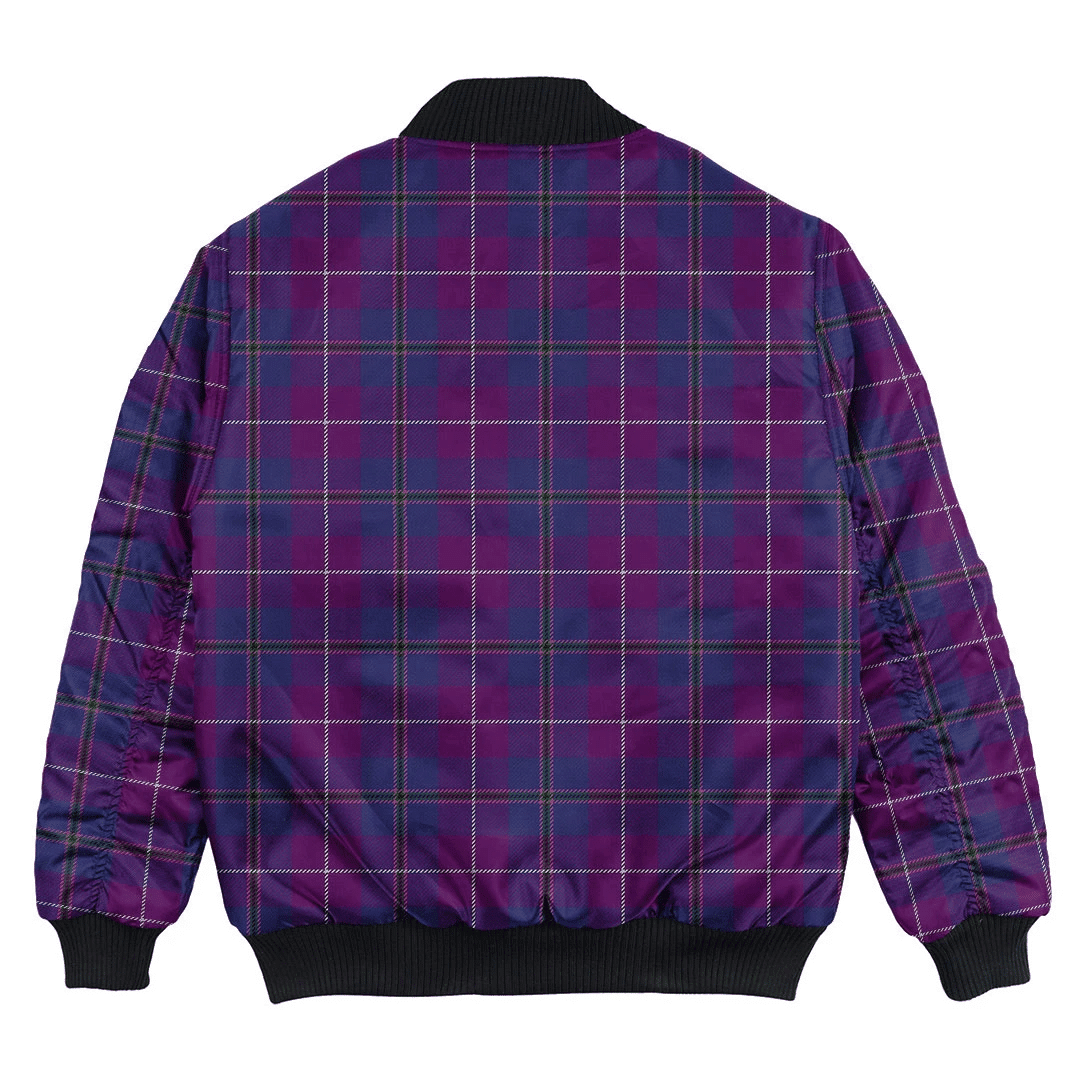 Clan Pride of Glencoe Tartan Bomber Jacket SW75 Pride of Glencoe Tartan Tartan Bomber Jacket   