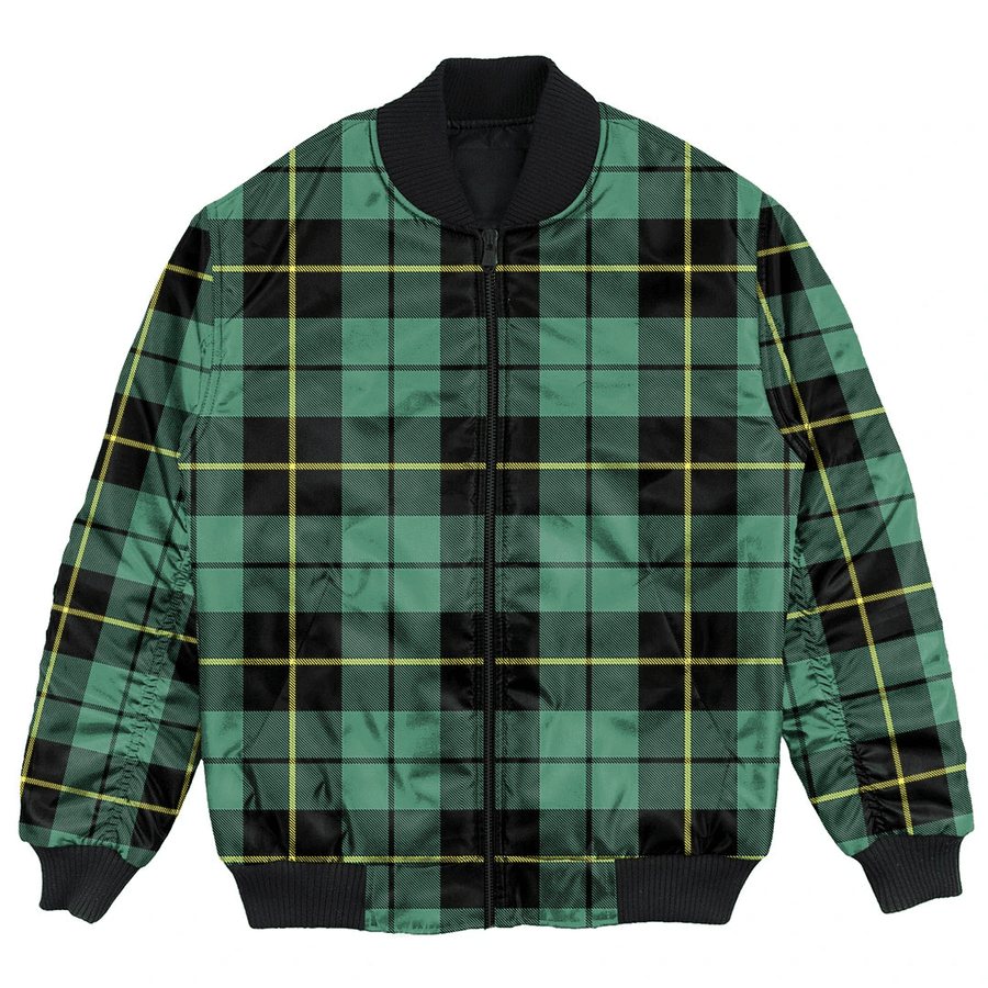Clan Wallace Hunting Ancient Tartan Bomber Jacket AY20 Wallace Hunting Ancient Tartan Tartan Bomber Jacket   