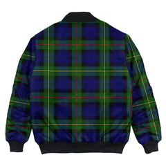 Clan MacEwen Modern Tartan Bomber Jacket RO65 MacEwen Modern Tartan Tartan Bomber Jacket   