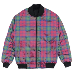 Clan Lindsay Ancient Tartan Bomber Jacket AB60 Lindsay Ancient Tartan Tartan Bomber Jacket   