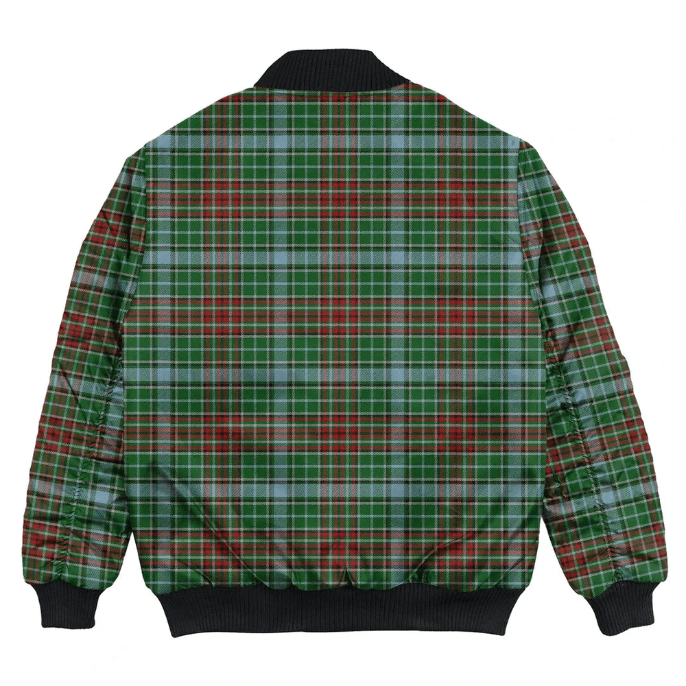 Clan Gayre Tartan Bomber Jacket OL23 Gayre Tartan Tartan Bomber Jacket   