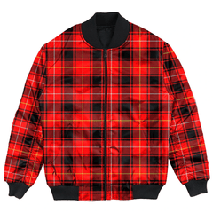 Clan MacIver Modern Tartan Bomber Jacket ZP66 MacIver Modern Tartan Tartan Bomber Jacket   