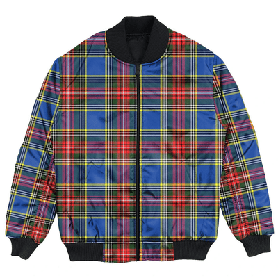 Clan MacBeth Modern Tartan Bomber Jacket CS96