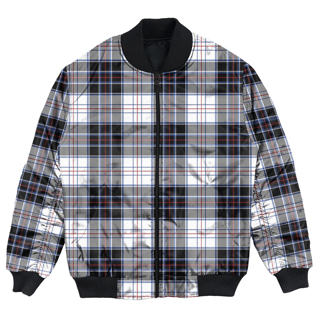Clan MacRae Dress Modern Tartan Bomber Jacket MH86 MacRae Dress Modern Tartan Tartan Bomber Jacket   