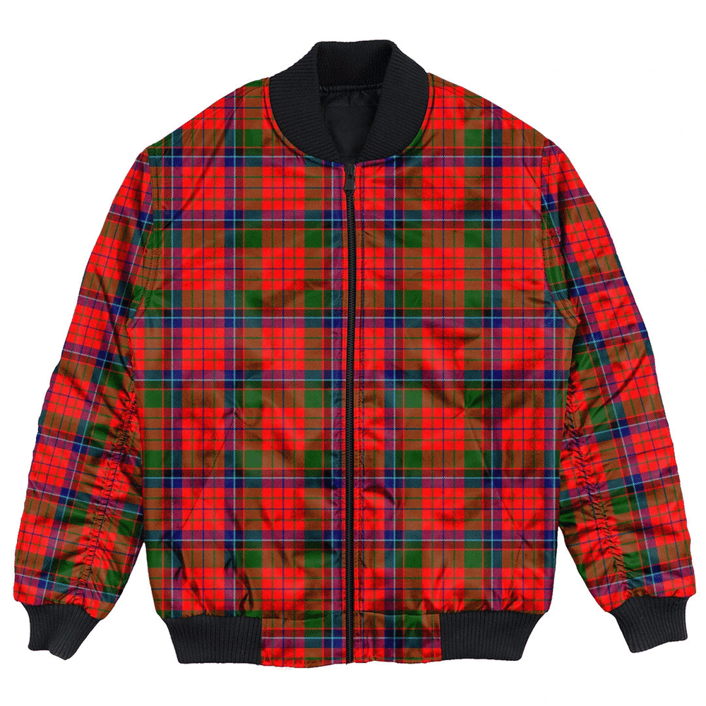Clan Nicolson Modern Tartan Bomber Jacket TD85 Nicolson Modern Tartan Tartan Bomber Jacket   