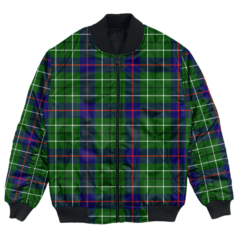 Clan Duncan Modern Tartan Bomber Jacket LH83 Duncan Modern Tartan Tartan Bomber Jacket   