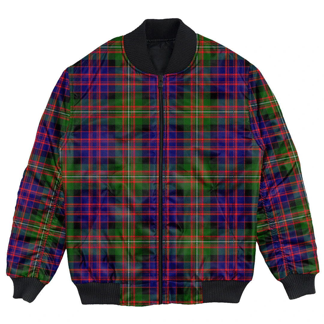 Clan MacDonnell of Glengarry Modern Tartan Bomber Jacket GD77 MacDonnell of Glengarry Modern Tartan Tartan Bomber Jacket   