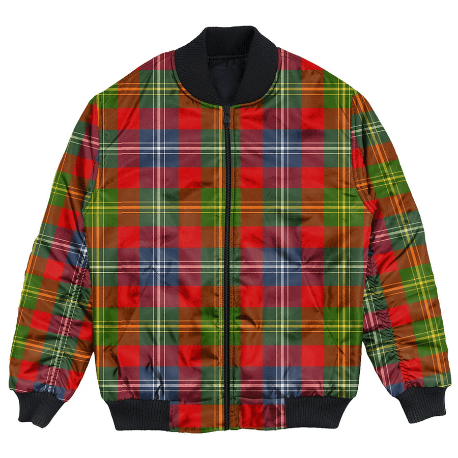 Clan Forrester Tartan Bomber Jacket IA76 Forrester Tartan Tartan Bomber Jacket   