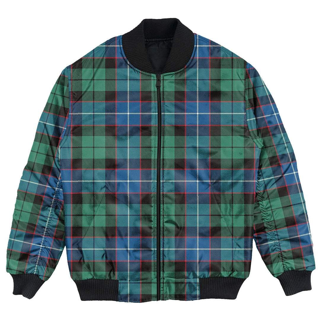 Clan Hunter Ancient Tartan Bomber Jacket IB17 Hunter Ancient Tartan Tartan Bomber Jacket   