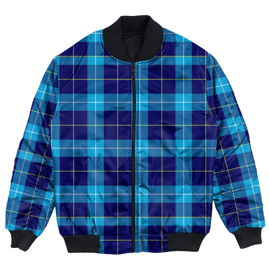 Clan McKerrell Tartan Bomber Jacket OQ86 McKerrell Tartan Tartan Bomber Jacket   
