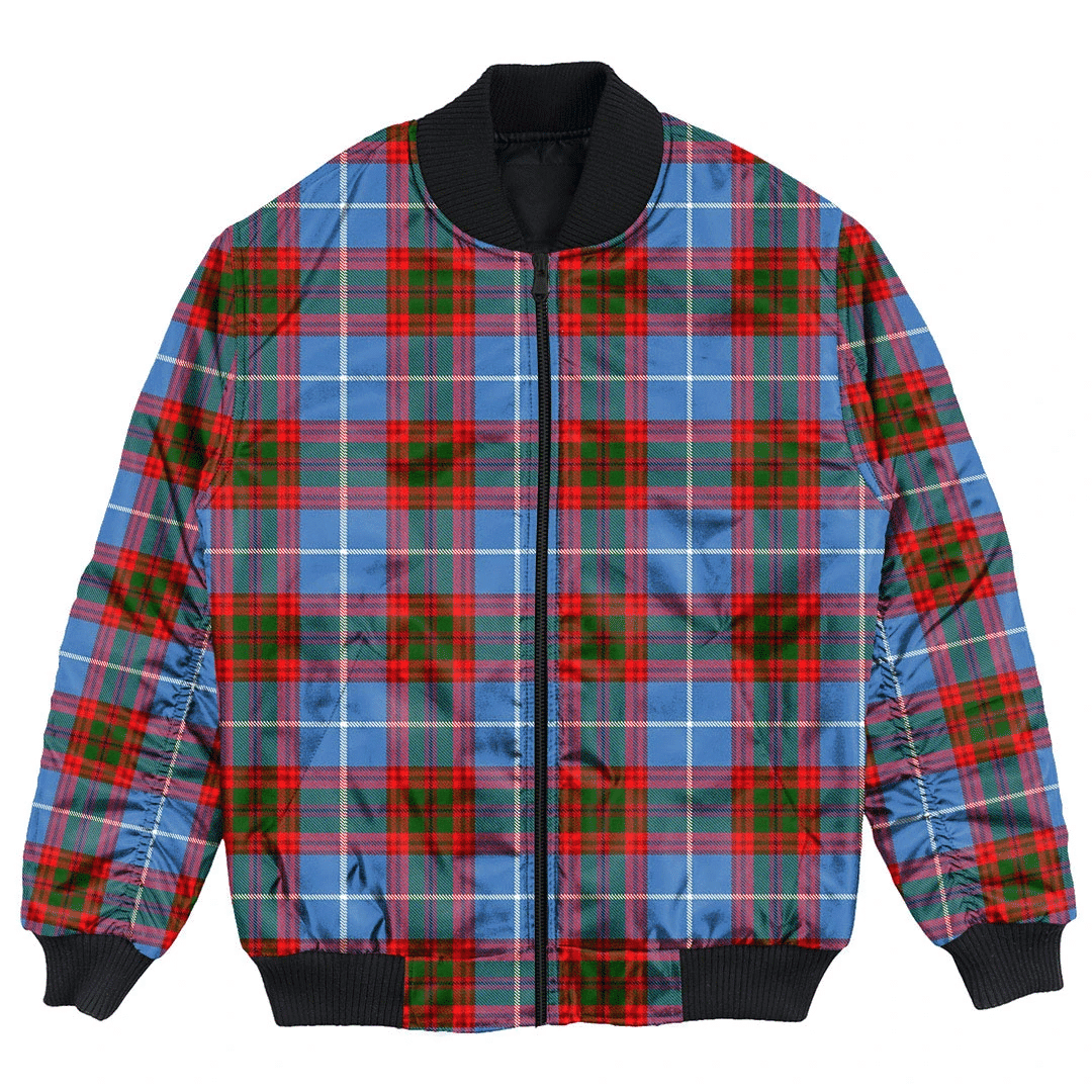 Clan Edinburgh District Tartan Bomber Jacket TC78 Edinburgh District Tartan Tartan Bomber Jacket   