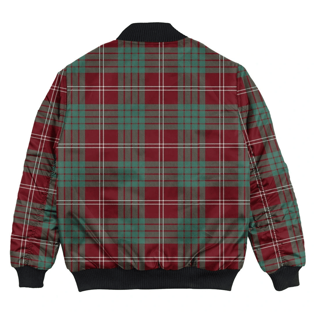 Clan Crawford Modern Tartan Bomber Jacket ZL77 Crawford Modern Tartan Tartan Bomber Jacket   