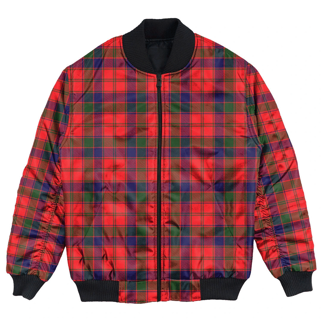 Clan Robertson Modern Tartan Bomber Jacket YL78 Robertson Modern Tartan Tartan Bomber Jacket   