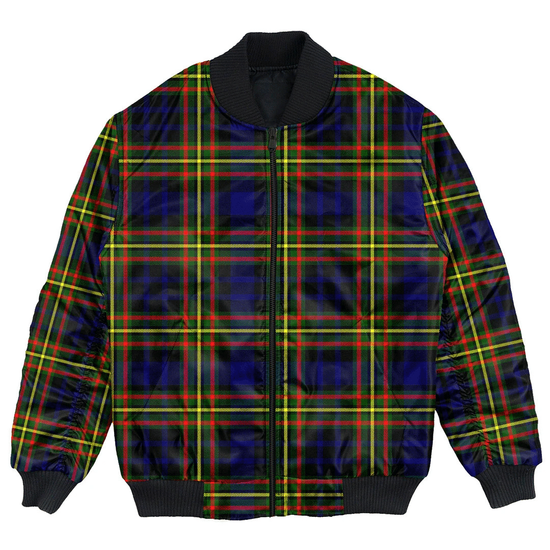 Clan MacLellan Modern Tartan Bomber Jacket BE27 MacLellan Modern Tartan Tartan Bomber Jacket   