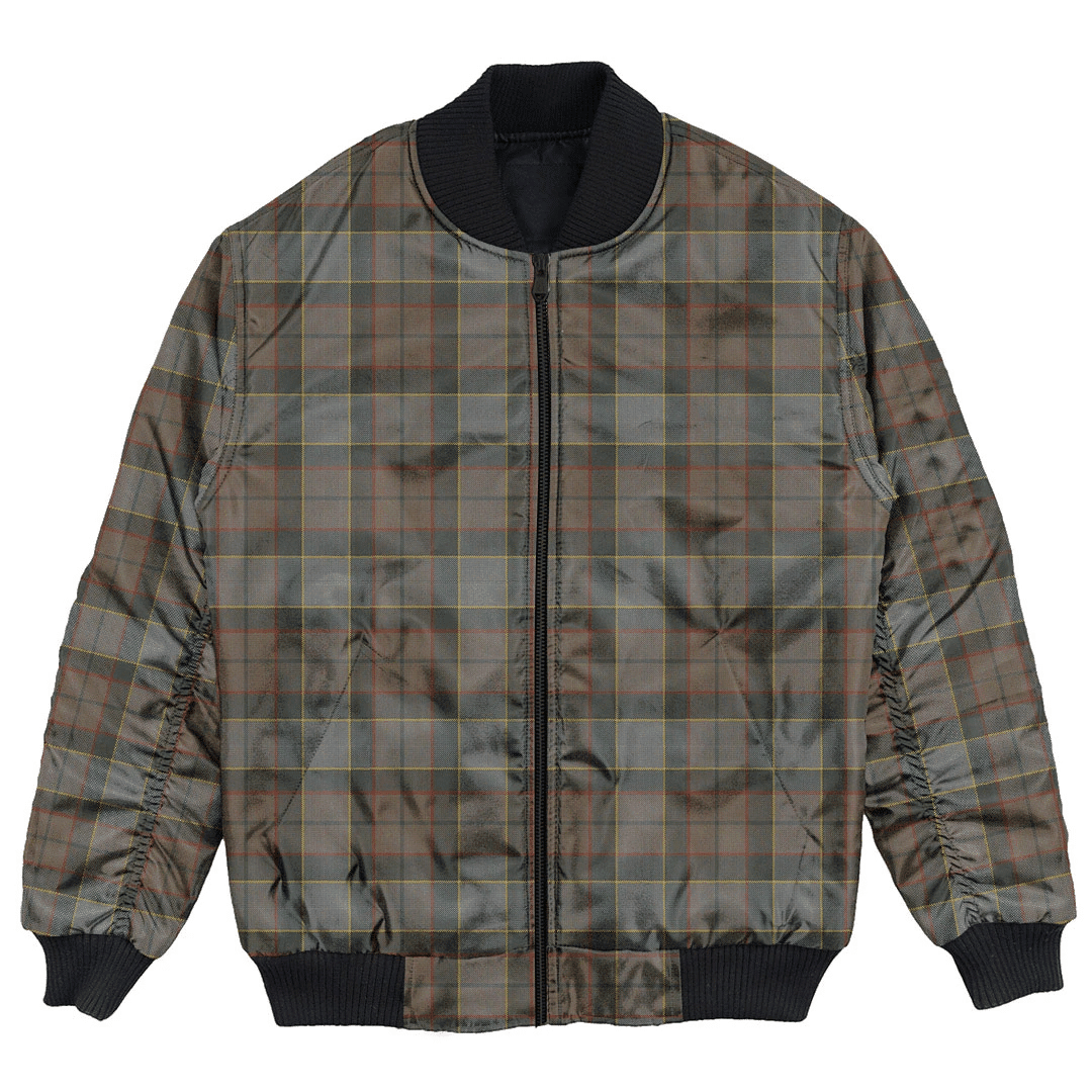Clan Outlander Fraser Tartan Bomber Jacket HN98 Outlander Fraser Tartan Tartan Bomber Jacket   