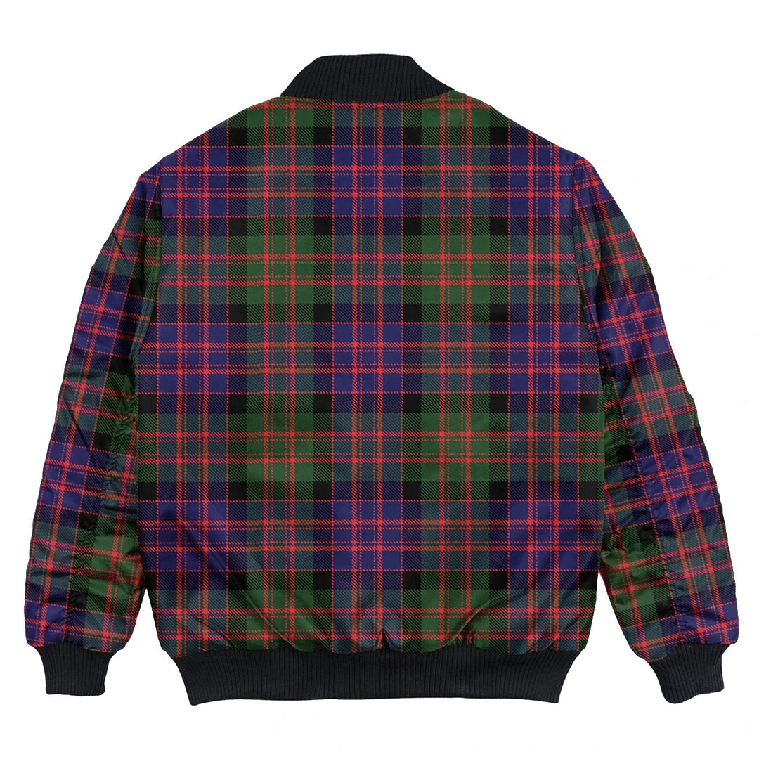Clan MacDonald Modern Tartan Bomber Jacket HI54 MacDonald Modern Tartan Tartan Bomber Jacket   