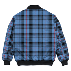 Clan MacKay Blue Tartan Bomber Jacket AD32 MacKay Blue Tartan Tartan Bomber Jacket   
