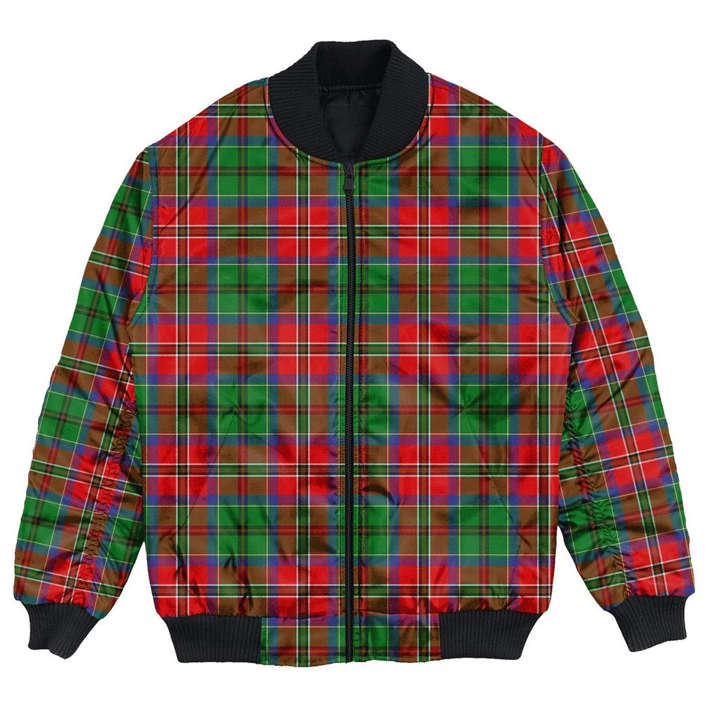 Clan McCulloch Tartan Bomber Jacket II90 McCulloch Tartan Tartan Bomber Jacket   