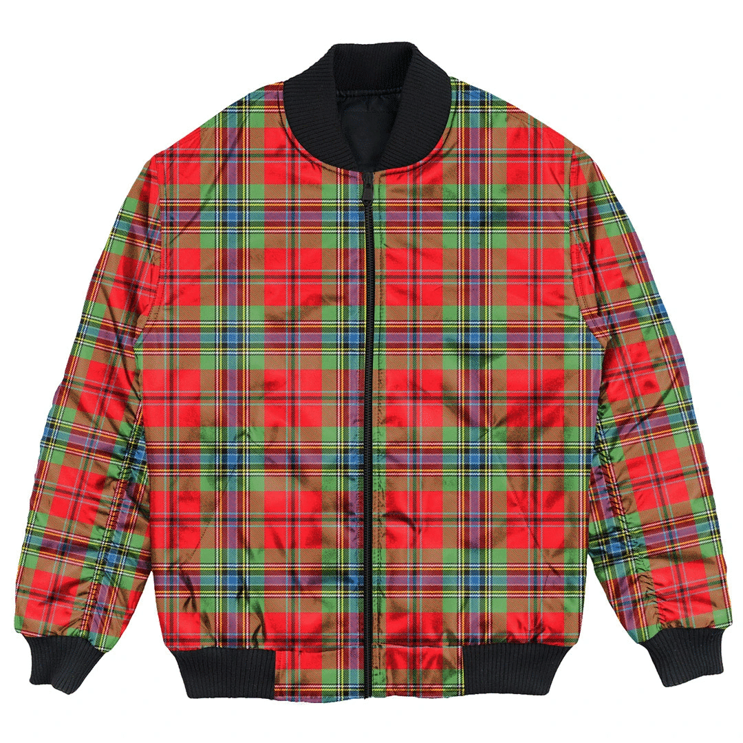 Clan MacLean of Duart Modern Tartan Bomber Jacket MS37 MacLean of Duart Modern Tartan Tartan Bomber Jacket   
