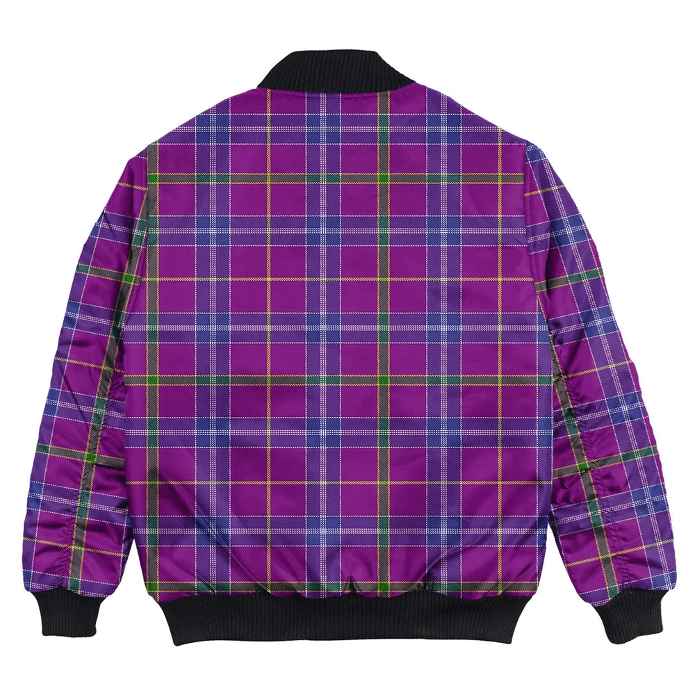 Clan Jackson Tartan Bomber Jacket MW28 Jackson Tartan Tartan Bomber Jacket   