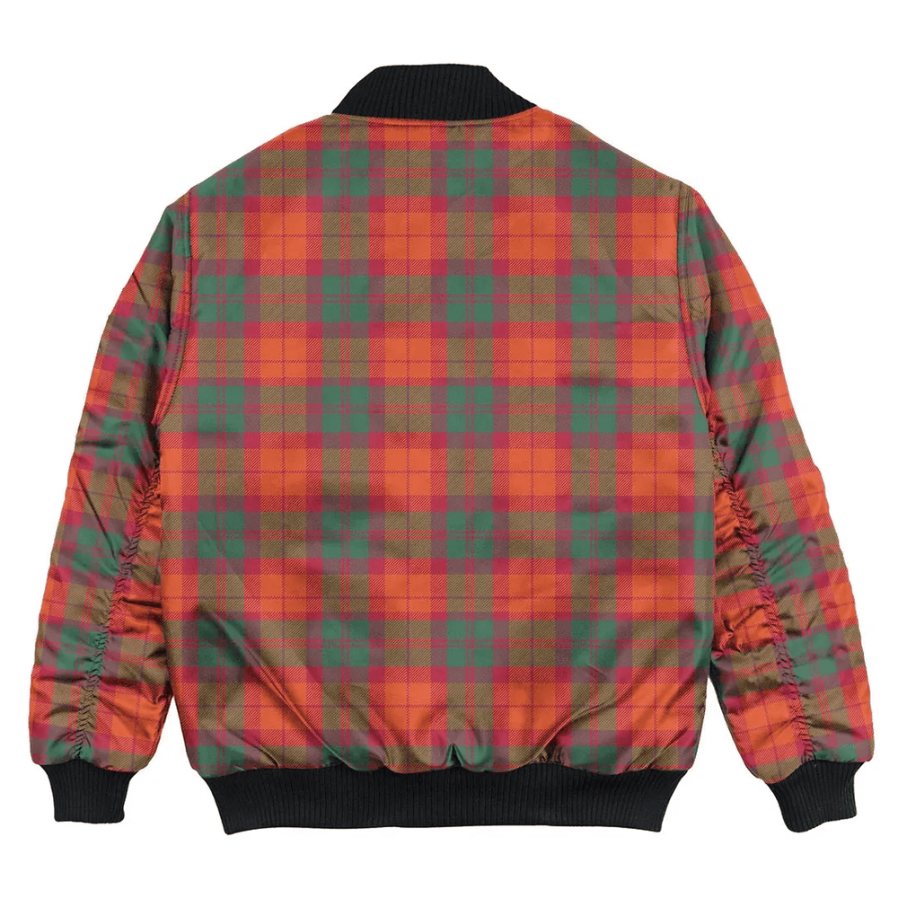 Clan MacNab Ancient Tartan Bomber Jacket UT75 MacNab Ancient Tartan Tartan Bomber Jacket   