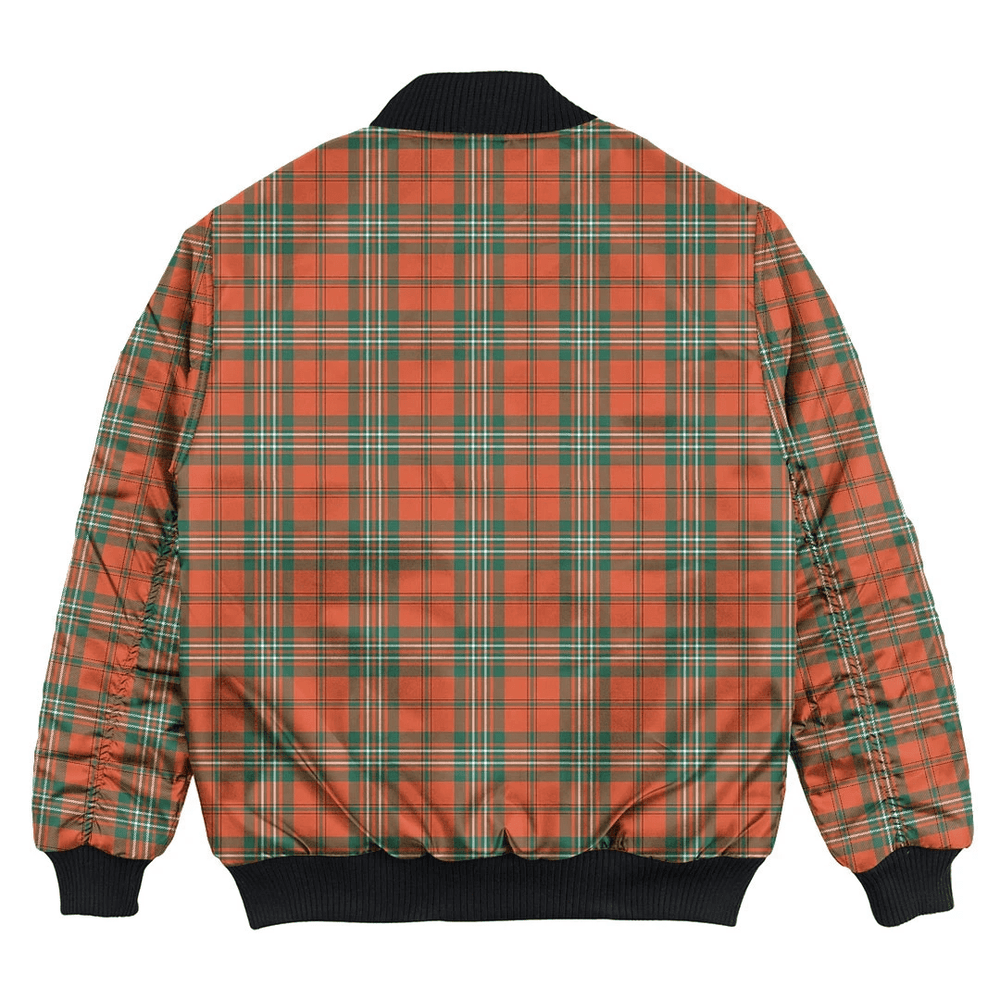 Clan Scott Ancient Tartan Bomber Jacket CT12 Clan Scott (Scott Tartan) Tartan Bomber Jacket   