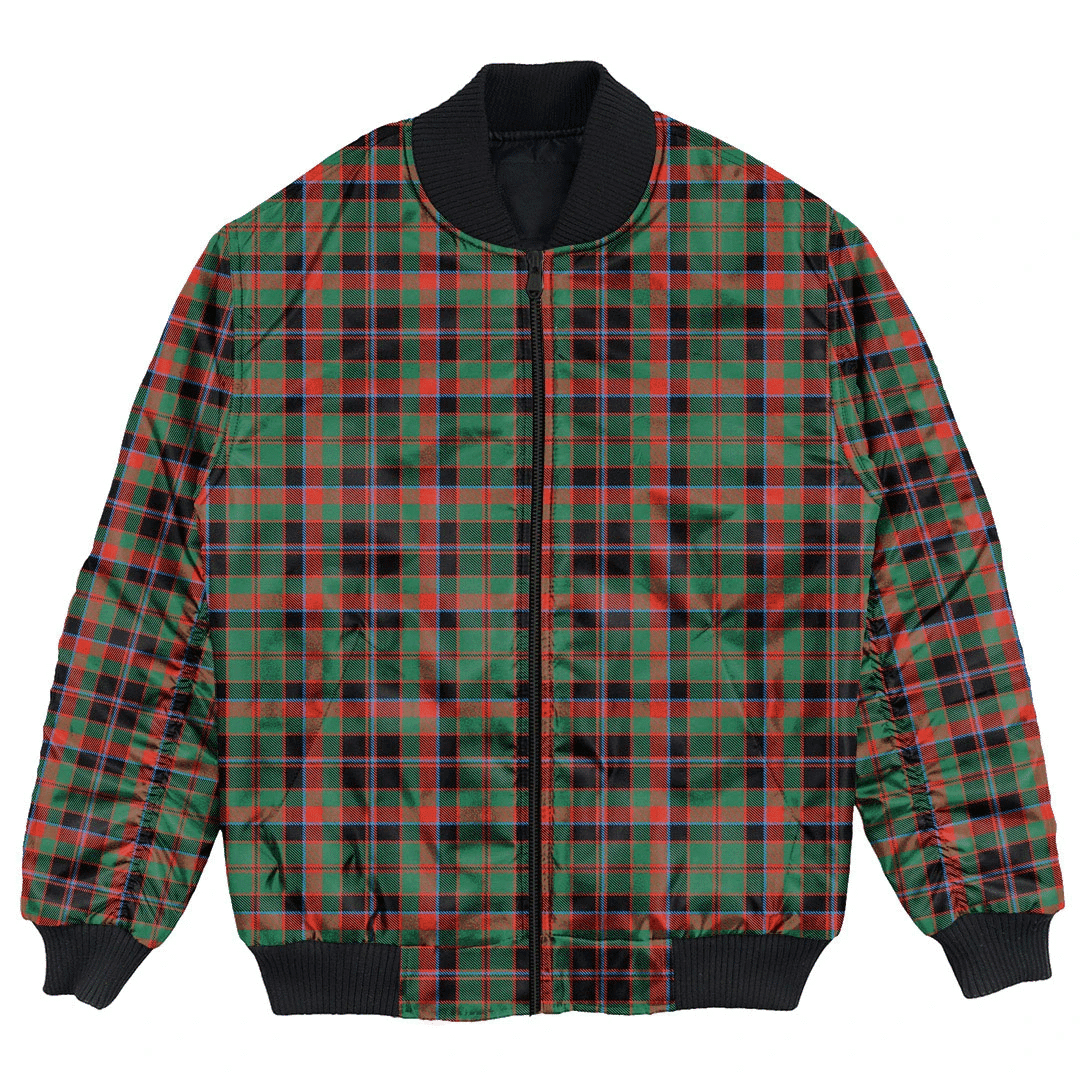 Clan Cumming Hunting Ancient Tartan Bomber Jacket VP44 Cumming Hunting Ancient Tartan Tartan Bomber Jacket   