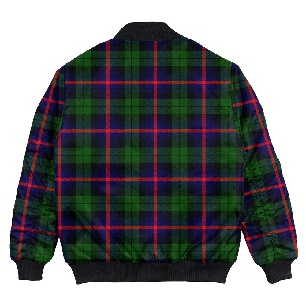 Clan Urquhart Modern Tartan Bomber Jacket LO60 Urquhart Modern Tartan Tartan Bomber Jacket   