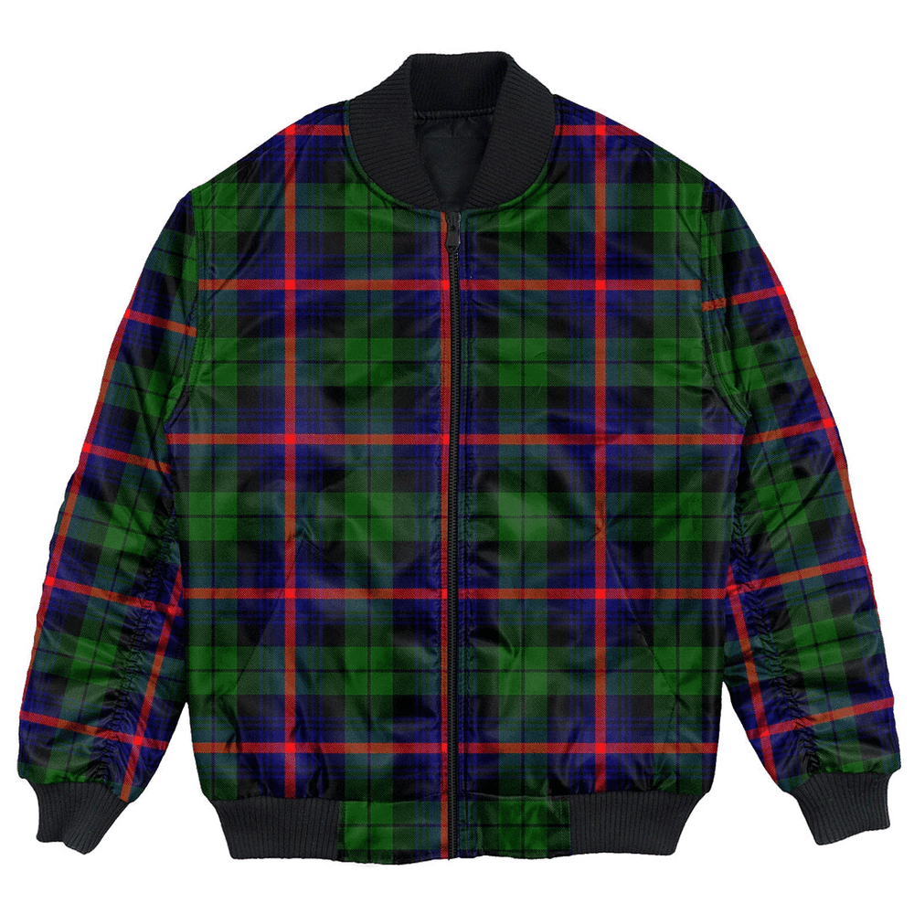 Clan Urquhart Modern Tartan Bomber Jacket LO60 Urquhart Modern Tartan Tartan Bomber Jacket   