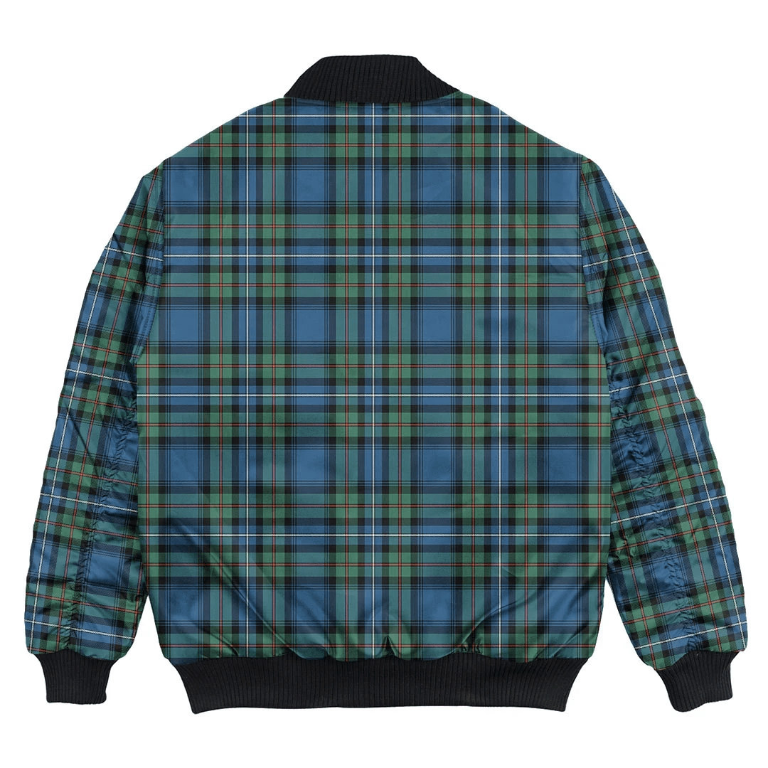 Clan Robertson Hunting Ancient Tartan Bomber Jacket QV62 Robertson Hunting Ancient Tartan Tartan Bomber Jacket   