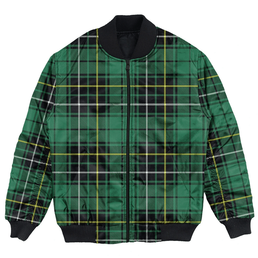 Clan MacAlpine Ancient Tartan Bomber Jacket KN57 MacAlpine Ancient Tartan Tartan Bomber Jacket   