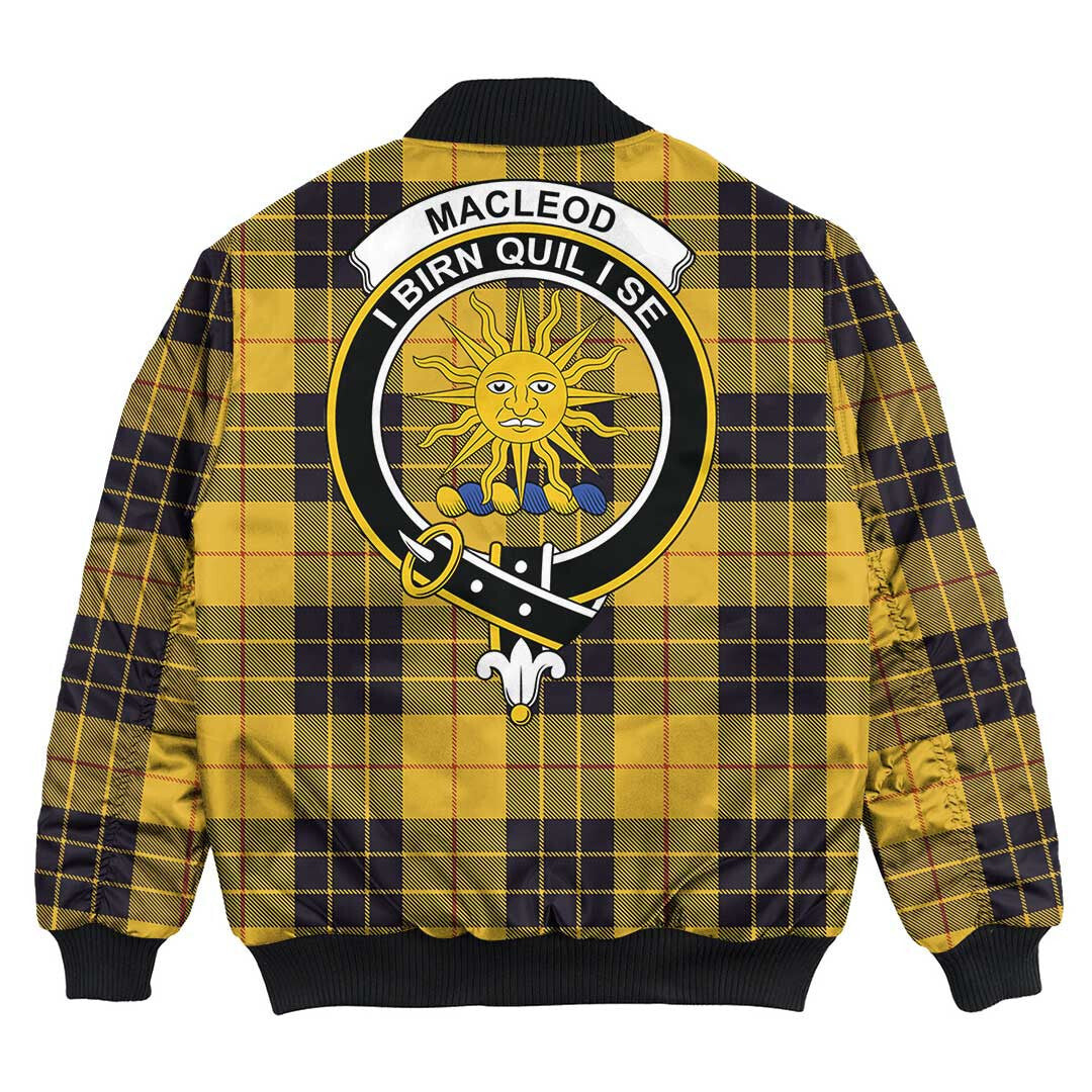 Clan MacLeod of Lewis Ancient Tartan Crest Bomber Jacket OW84 MacLeod of Lewis Ancient Tartan Tartan Bomber Jacket   
