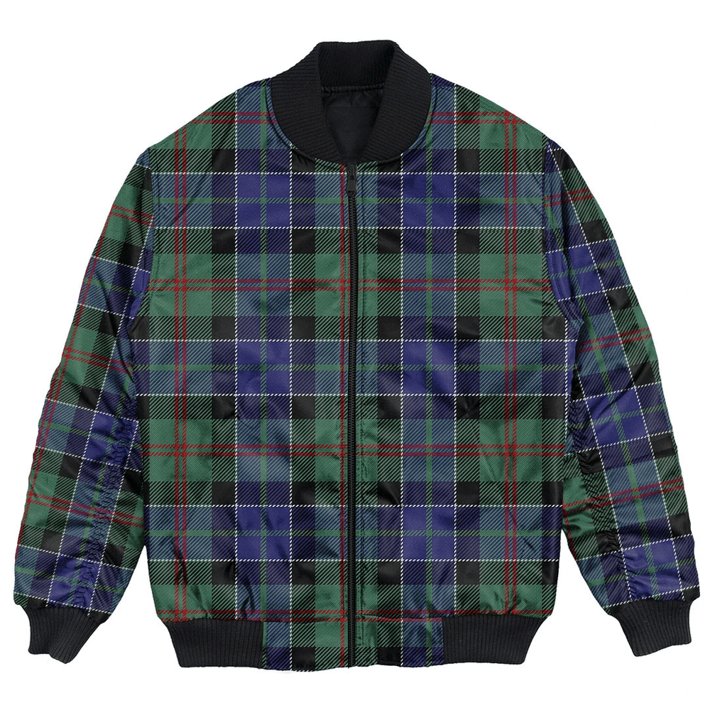 Clan MacPhedran Tartan Bomber Jacket TI15 MacPhedran Tartan Tartan Bomber Jacket   