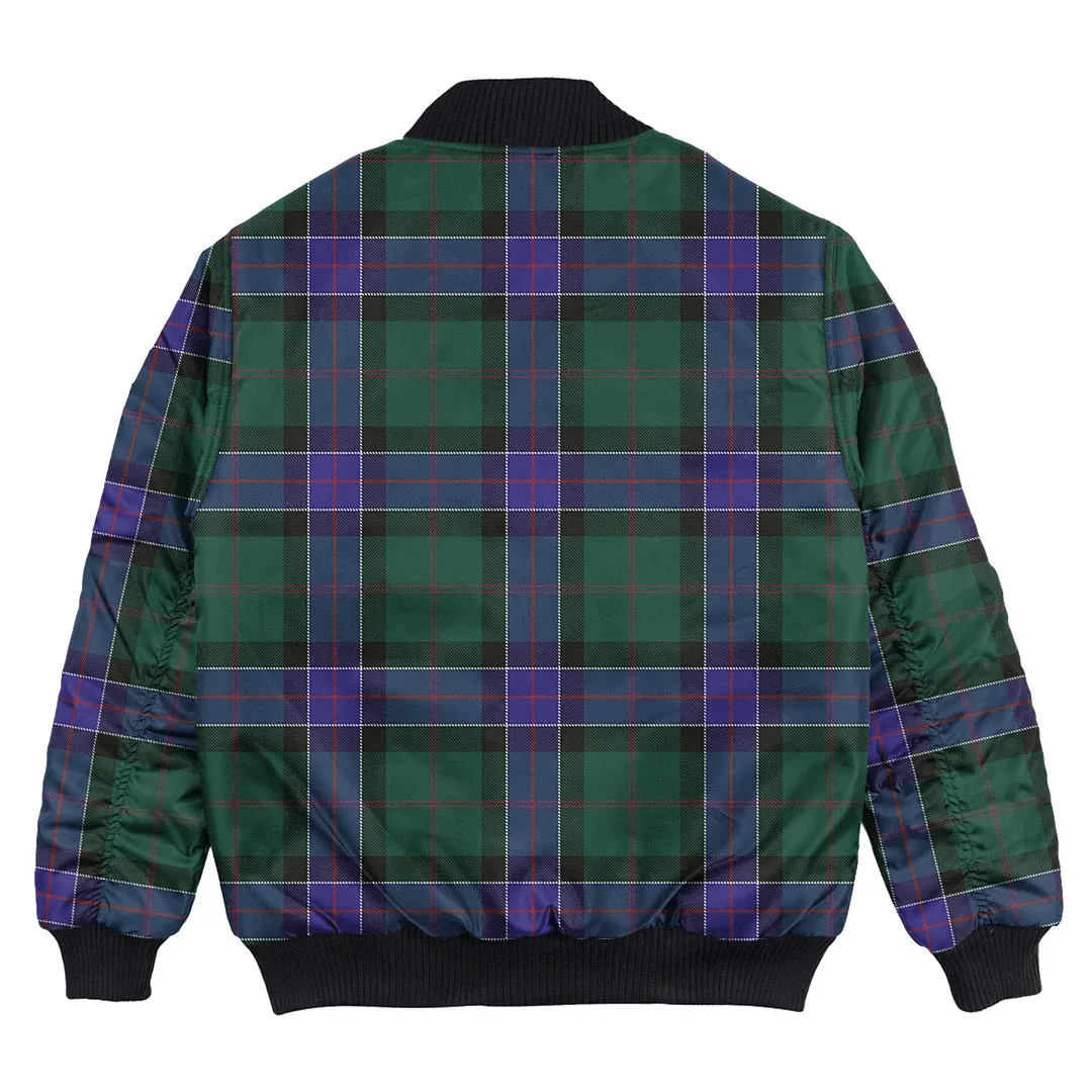 Clan Sinclair Hunting Modern Tartan Bomber Jacket FI63 Sinclair Hunting Modern Tartan Tartan Bomber Jacket   