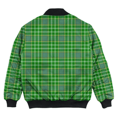 Clan Currie Tartan Bomber Jacket PP19 Currie Tartan Tartan Bomber Jacket   