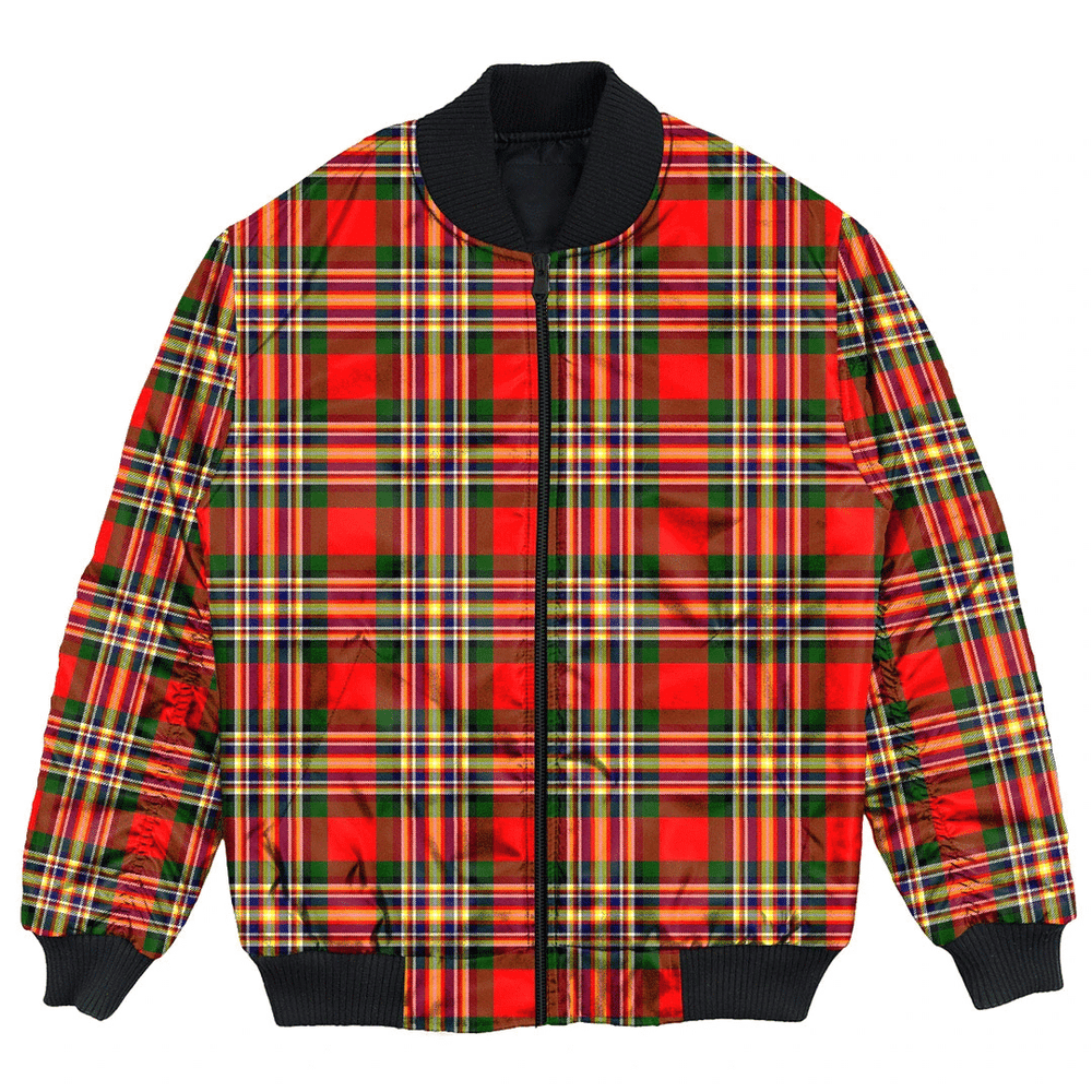 Clan MacGill Modern Tartan Bomber Jacket TP66 MacGill Modern Tartan Tartan Bomber Jacket   