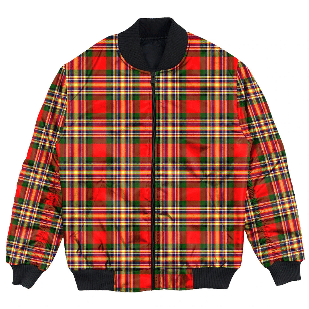 Clan MacGill Modern Tartan Bomber Jacket TP66 MacGill Modern Tartan Tartan Bomber Jacket   