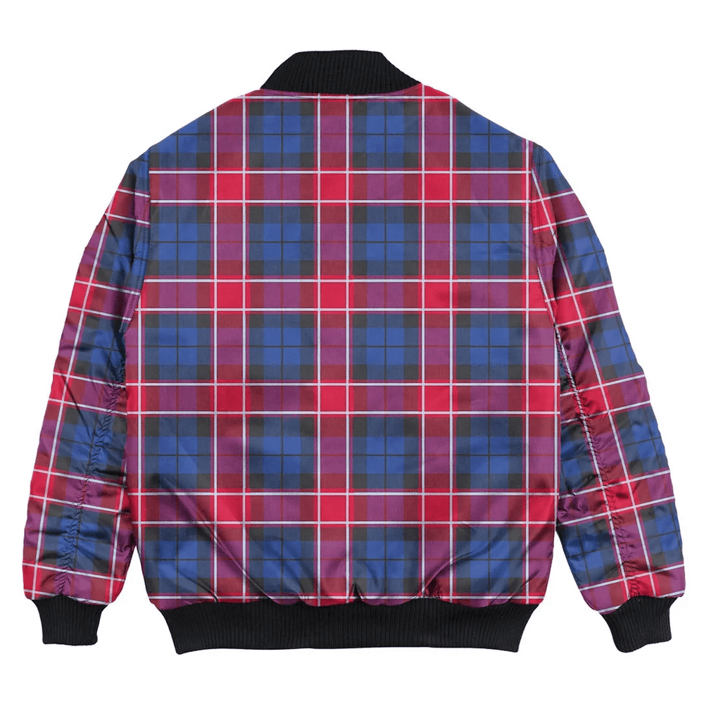 Clan Graham of Menteith Red Tartan Bomber Jacket TE33 Graham of Menteith Red Tartan Tartan Bomber Jacket   