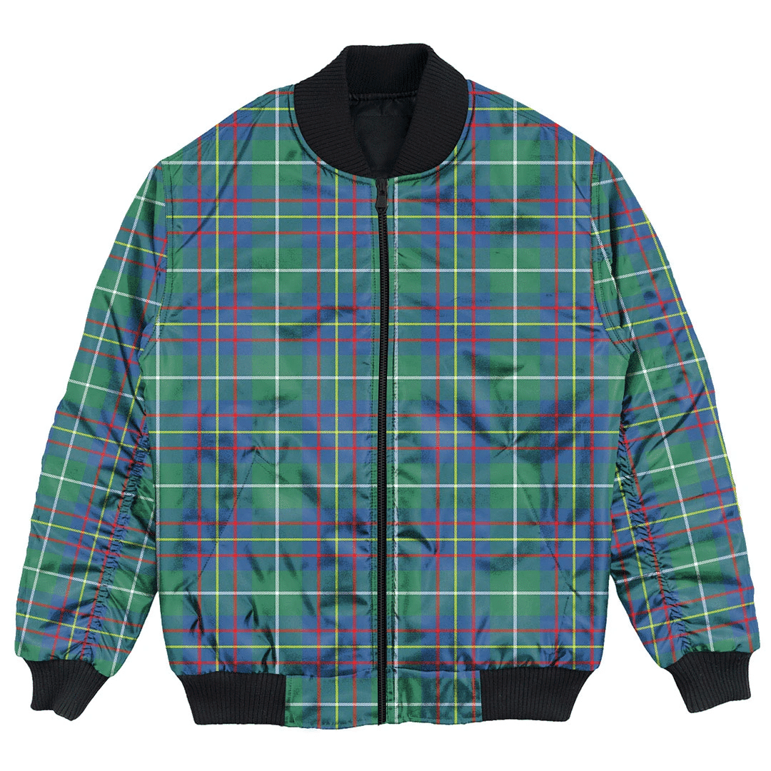 Clan Inglis Ancient Tartan Bomber Jacket GF26 Inglis Ancient Tartan Tartan Bomber Jacket   