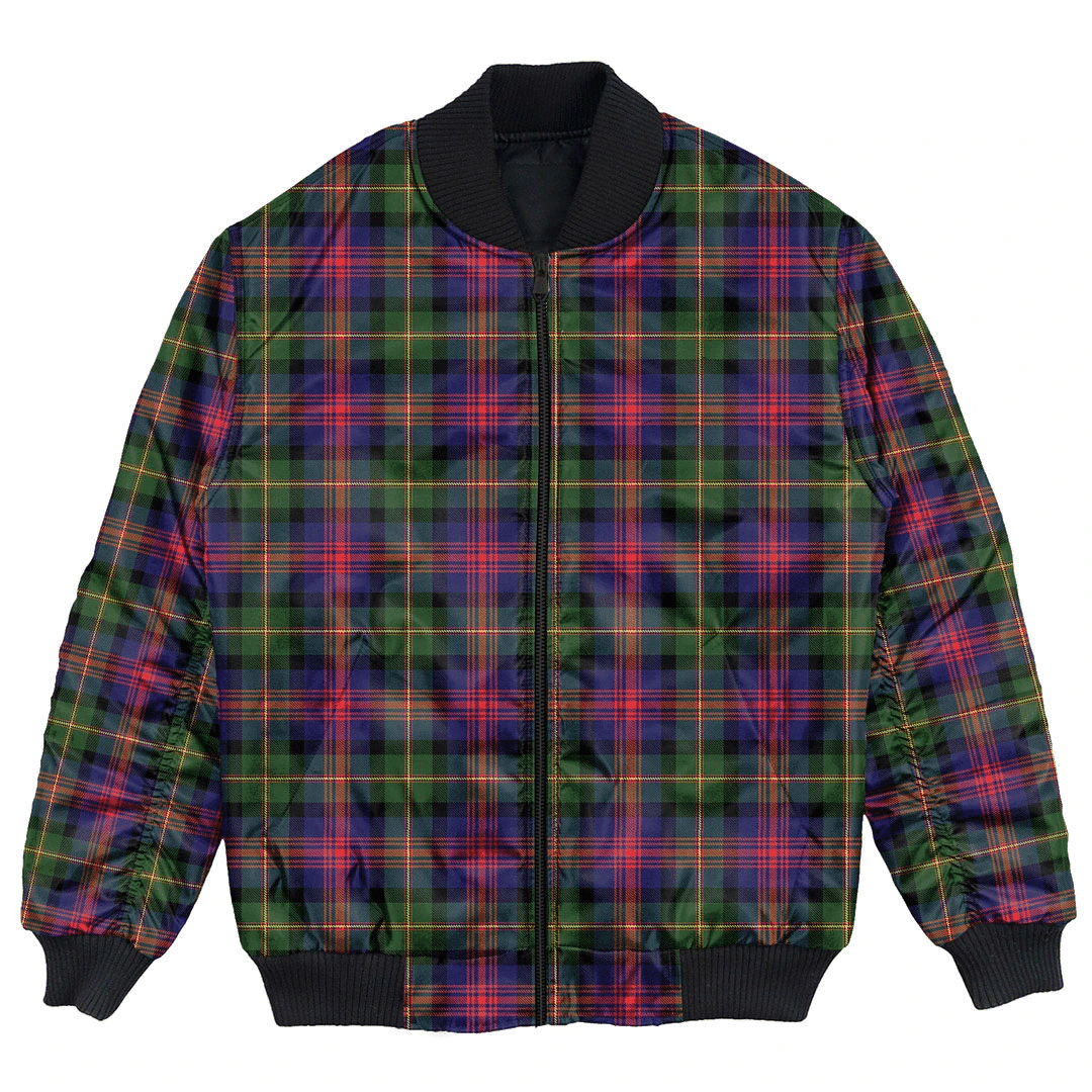 Clan Logan Modern Tartan Bomber Jacket OD79 Logan Modern Tartan Tartan Bomber Jacket   