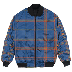 Clan MacLaine of Loch Buie Tartan Bomber Jacket QZ63 MacLaine of Loch Buie Tartan Tartan Bomber Jacket   