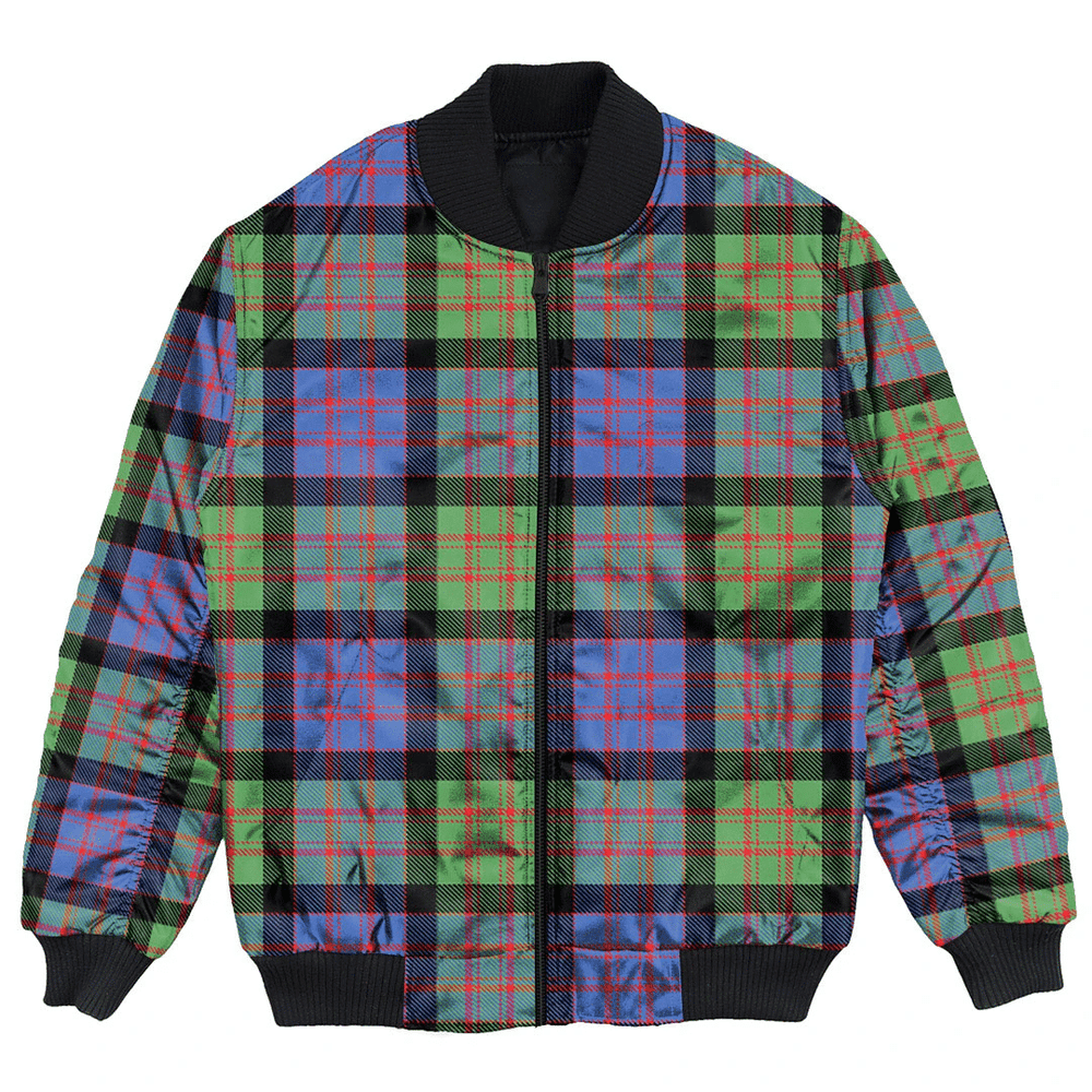 Clan MacDonald Ancient Tartan Bomber Jacket HW81 MacDonald Ancient Tartan Tartan Bomber Jacket   