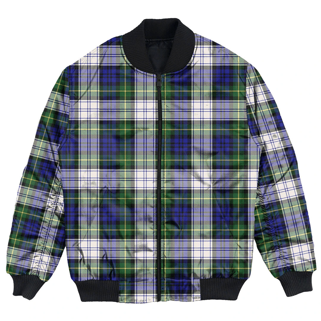 Clan Gordon Dress Modern Tartan Bomber Jacket IN34 Gordon Dress Modern Tartan Tartan Bomber Jacket   
