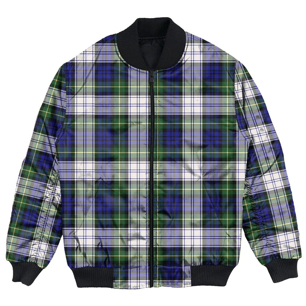 Clan Gordon Dress Modern Tartan Bomber Jacket IN34 Gordon Dress Modern Tartan Tartan Bomber Jacket   