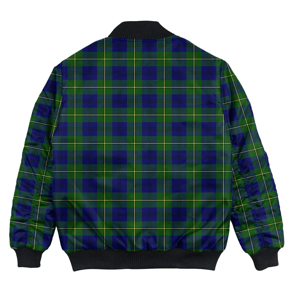 Clan Johnston Modern Tartan Bomber Jacket HX97 Johnston Modern Tartan Tartan Bomber Jacket   