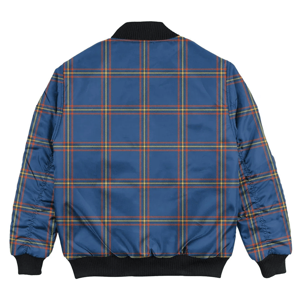 Clan MacLaine of Loch Buie Tartan Bomber Jacket QZ63 MacLaine of Loch Buie Tartan Tartan Bomber Jacket   