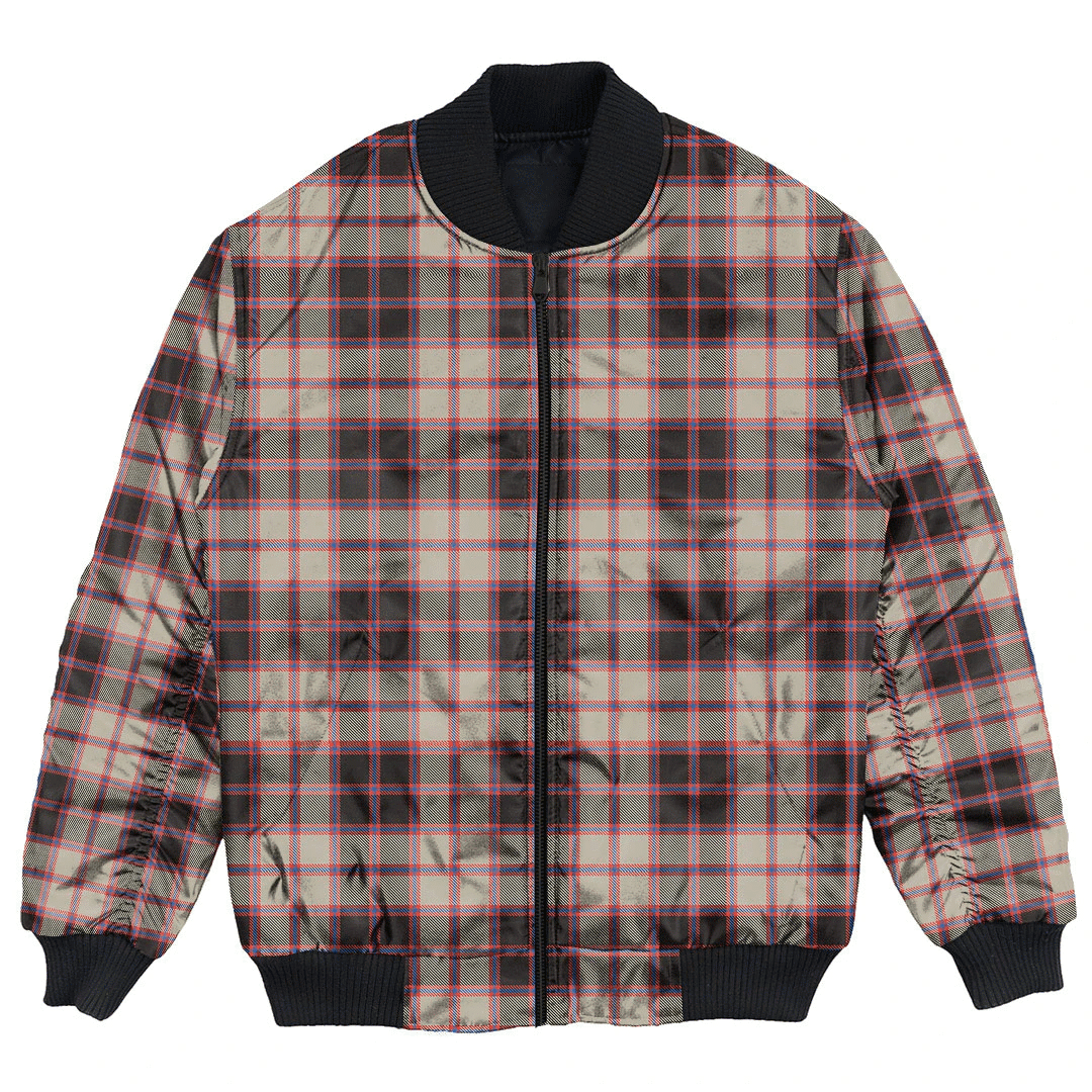 Clan MacPherson Hunting Ancient Tartan Bomber Jacket RZ73 MacPherson Hunting Ancient Tartan Tartan Bomber Jacket   