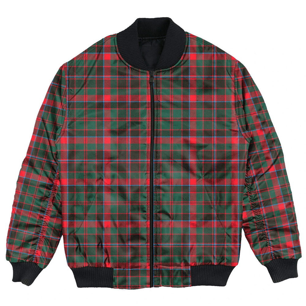 Clan Cumming Hunting Modern Tartan Bomber Jacket KW47 Cumming Hunting Modern Tartan Tartan Bomber Jacket   